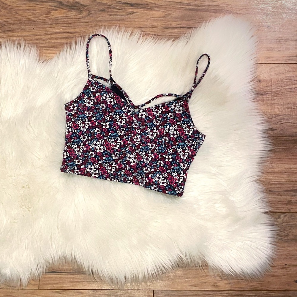 Hollister Floral Bralette/Crop Top